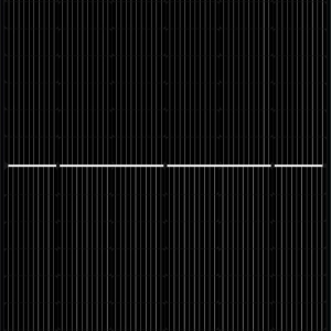 400W-420W 108 cells series Half Cut Cell Full Black Mono Solar Panel